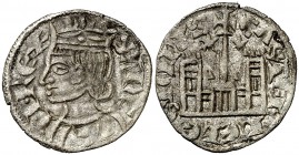 Sancho IV (1284-1295). Marca: estrellas. Cornado. (AB. 304.1). 0,76 g. Escasa. MBC+.