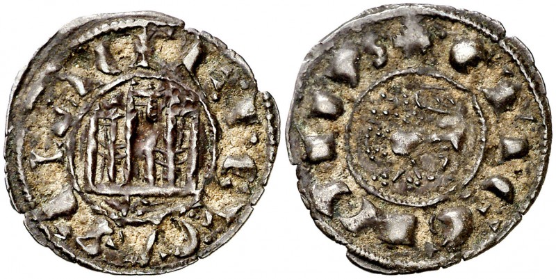 Fernando IV (1295-1312). Marca: punta de lanza. Dinero. (AB. 330, como pepión). ...