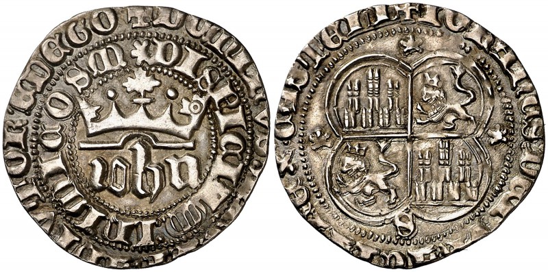 Juan I (1379-1390). Sevilla. Real. (AB. 539). 3,09 g. MBC+.