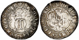 Enrique IV (1454-1474). Cuenca. Medio real. (AB. 697). 1,64 g. Orlas lobulares. Rara. MBC.