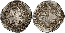 Enrique IV (1454-1474). Segovia. Real de anagrama. (AB. 712). 3,44 g. Bonita pátina. MBC+.