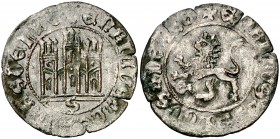 Enrique IV (1454-1474). Sevilla. Maravedí. (AB. 807). 1,77 g. Buen ejemplar. Escasa así. MBC.