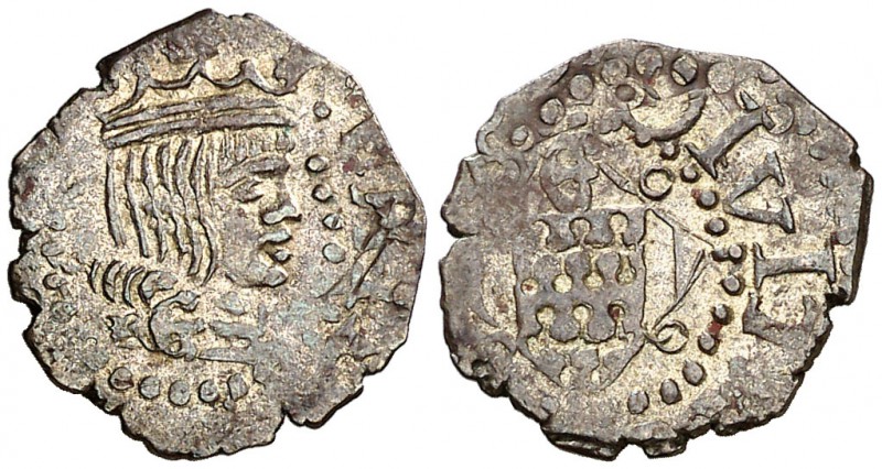 s/d. Felipe III. Girona. 1 diner. (Cal. 689) (Cru.C.G. 3738 var). 0,60 g. La par...