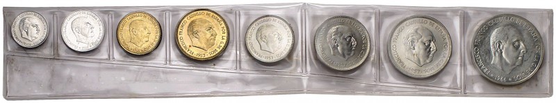 1968. Estado Español. (Cal. 140). Tira de la FNMT. Muy rara. Proof.