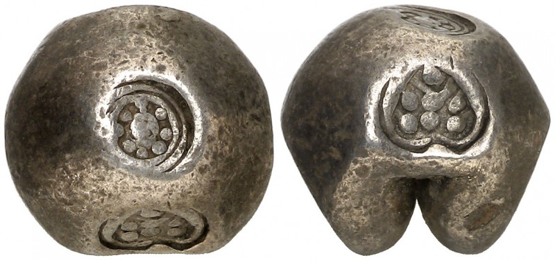 Tailandia. Ayuthia. 1 bath. (Mitchiner N-I & W.C. 2863). 14,67 g. AG. Marcas: P'...