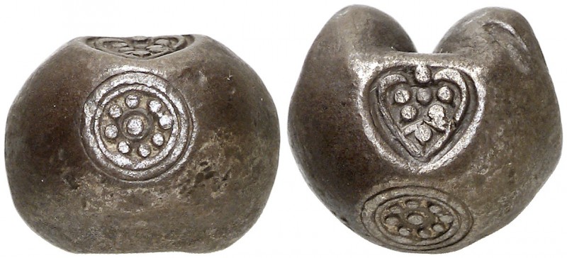 Tailandia. Ayuthia. 1 bath. (Mitchiner N-I & W.C. 2863). 14,29 g. AG. Marcas: P'...