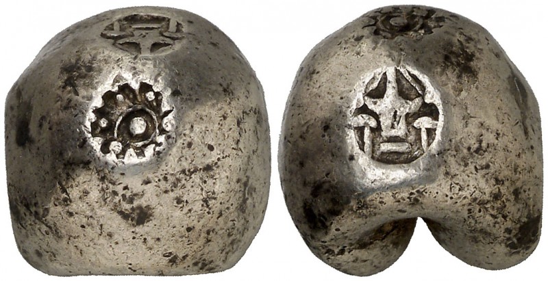 s/d (1824). Tailandia. Siam. Rama III. 1 bath. (Kr. 47). 15,35 g. AG. Marca: Pra...