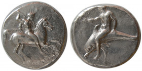 CALABRIA, Tarentum. Ca. 280-228 BC. AR Nomos