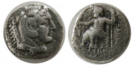KINGS of MACEDON. Alexander III. 336-323 BC. AR Obol.