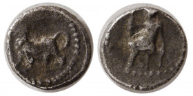 SATRAPS of BABYLONIA,  under Alexander. Mazaios. AR 1/24 Stater.