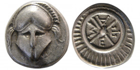 THRACE, Mesembria. 450-350 BC. AR Diobol.
