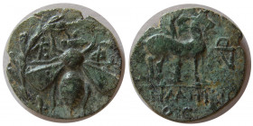 IONIA, Ephesos. 2nd-1st centuries BC. Æ. Demetrios, magistrate.