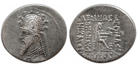 KINGS of PARTHIA. Sinatruces. 93-70 BC. AR Drachm. Fine style.
