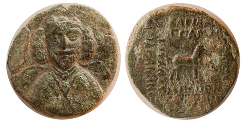 KINGS of PARTHIA. Phraates III (70/69-58/7 BC). Æ Tetrachalkon (2.68 gm; 16 mm)....