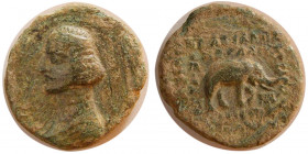 KINGS of PARTHIA. Mithradates IV (57-54 BC). Æ tetrachalkos