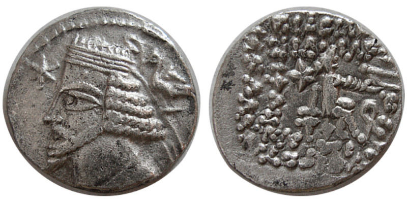 KINGS of PARTHIA. Phraates IV (38/7-2 BC). AR Drachm (3.65 gm; 19 mm). Laodikeia...