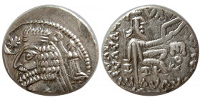 KINGS of PARTHIA. Phraatakes. 2 BC- AD 4/5. Silver Drachm.
