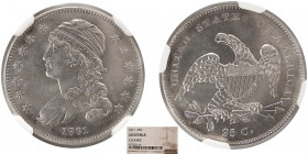 UNITED STATES. 1831 Capped Bust Quarter. NGC AU Details.