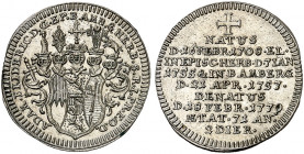 BAMBERG. - Bistum. Adam Friedrich von Seinsheim, 1757-1779. 
Groschen 1779, auf seinen Tod. Krug 422, Heller 398 vz - St