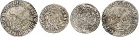 BRANDENBURG - FRANKEN. Friedrich IV., "der Ältere", 1495-1515. 
Lot von 3 Stück: 1/2 Schilling 1514, o. J., Schilling o. J., Schwabach. v. Schr. 426,...