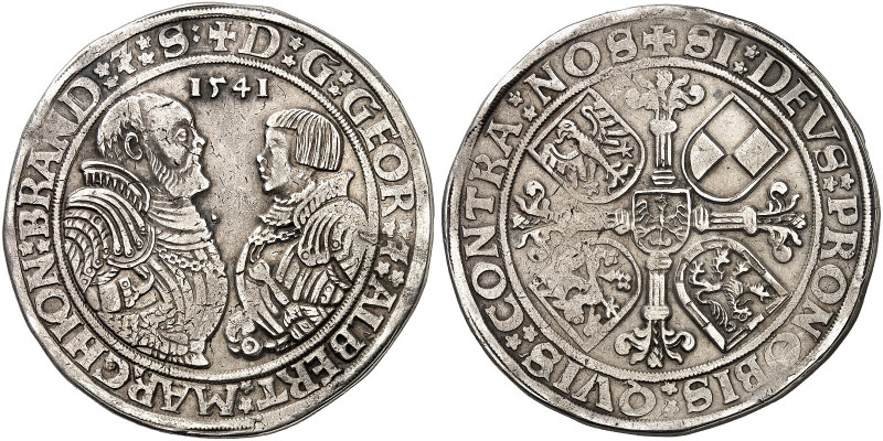 BRANDENBURG - FRANKEN. Georg, "der Fromme" und Albrecht, "der Jüngere", 1536-154...