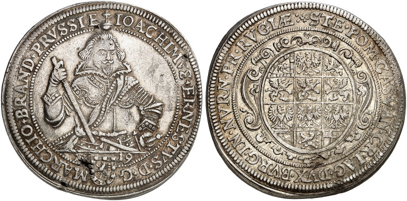 BRANDENBURG - ANSBACH. Joachim Ernst, 1603-1625. 
Ein zweites, ähnliches Exempl...