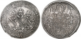 BRANDENBURG - ANSBACH. Friedrich II., Albrecht und Christian, 1625-1634. 
Taler 1626, Nürnberg. Dav. 6236, Slg. Wilm. 867 l. Prägeschwäche, ss