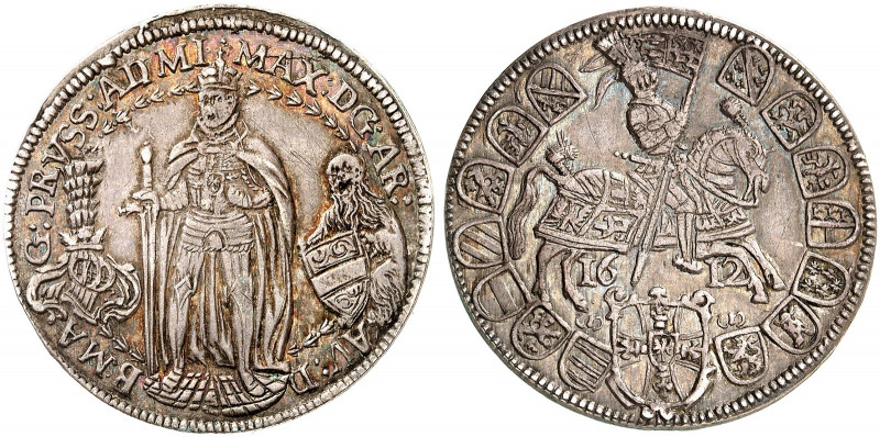 DEUTSCHER ORDEN. Maximilian I., Erzherzog von Österreich, 1590-1618. 
1/4 Taler...