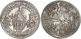 DEUTSCHER ORDEN. Maximilian I., Erzherzog von Österreich, 1590-1618. 
Doppeltaler 1614, Hall. Dav. 5854, Prokisch 59.5 ss