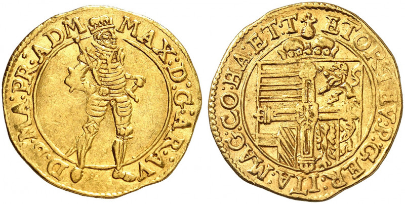 DEUTSCHER ORDEN. Maximilian I., Erzherzog von Österreich, 1590-1618. 
Dukat o. ...