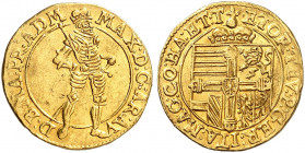 DEUTSCHER ORDEN. Maximilian I., Erzherzog von Österreich, 1590-1618. 
Ein zweites Exemplar. Gold ss - vz