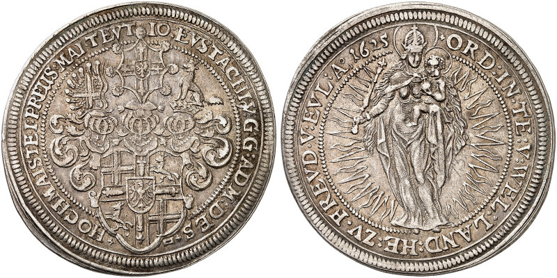 DEUTSCHER ORDEN. Johann Eustach von Westernach, 1625-1627. 
Taler 1625, Nürnber...