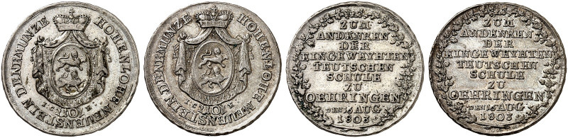 HOHENLOHE - NEUENSTEIN - ÖHRINGEN. Ludwig Friedrich Karl, 1765-1805. 
Lot von 2...