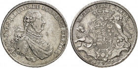LÖWENSTEIN - WERTHEIM - ROCHEFORT. Karl Thomas, 1735-1789. 
Ein zweites, ähnliches Exemplar. Dav. 2407, Wibel 297 min. Sfr., ss