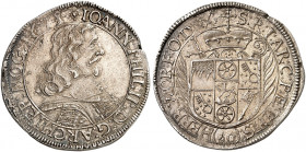 MAINZ. - Erzbistum. Johann Philipp von Schönborn, 1647-1673. 
Sortengulden zu 60 Kreuzer 1671. Dav. 646, P. A. 482, Slg. Wa. 325 kl. Sfr., vz