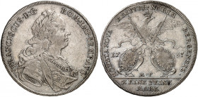 NÜRNBERG. - Stadt. 
Konventionstaler 1757, mit Brustbild und Titel Franz I. Dav. 2485, Kellner 338a, Slg. Erl. 706 ss