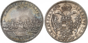 NÜRNBERG. - Stadt. 
Konventionstaler 1779, mit Titel Joseph II. / Stadtansicht. Dav. 2495, Kellner 350, Slg. Erl. 764 ss+ / ss - vz