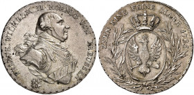 PREUSSEN. Friedrich Wilhelm II., 1786-1797. 
Konventionstaler 1795, Berlin, für den Handel mit Süddeutschland. Dav. 2600, Olding 55, v. Schr. 223, J....
