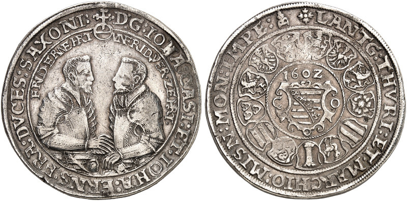 SACHSEN - COBURG - EISENACH. Johann Casimir und Johann Ernst, 1572-1633. 
Taler...