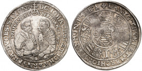 SACHSEN - COBURG - EISENACH. Johann Casimir und Johann Ernst, 1572-1633. 
Taler 1603, Coburg. Dav. 7426, Schnee 183, Grasser 102, Slg. Mers. - kl. Rd...