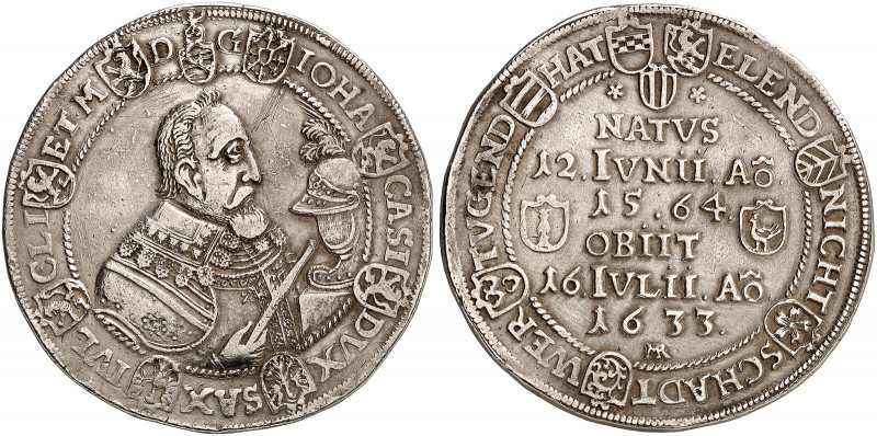 SACHSEN - COBURG - EISENACH. Johann Casimir und Johann Ernst, 1572-1633. 
Taler...