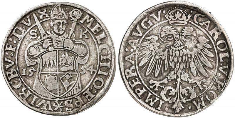 WÜRZBURG. - Bistum. Melchior Zobel von Giebelstadt zum Guttenberg, 1544-1558. 
...
