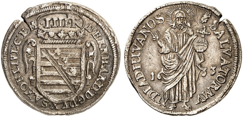 WÜRZBURG. - Bistum. Schwedisches Interregnum, 1631-1634. 
4 Kreuzer 1633, mit T...