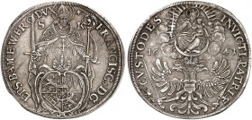 WÜRZBURG. - Bistum. Franz von Hatzfeld, 1631-1642. 
Taler 1641. Dav. 5976, Helm. 269, Slg. Pil. 994 RR ! winz. ZE, ss+