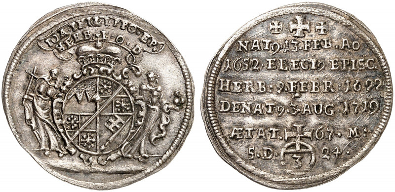 WÜRZBURG. - Bistum. Johann Philipp von Greiffenklau zu Vollraths, 1699-1719. 
3...