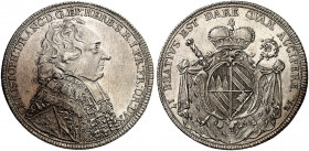 WÜRZBURG. - Bistum. Christoph Franz von Hutten, 1724-1729. 
1/2 Taler 1725. Helm. 600, Slg. Pil. 1135 min. Kr., vz