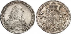 WÜRZBURG. - Bistum. Adam Friedrich von Seinsheim, 1755-1779. 
Konventionstaler 1765. Dav. 2898, Helm. 750, Slg. Pil. 1239 f. vz