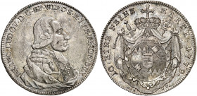 WÜRZBURG. - Bistum. Franz Ludwig von Erthal, 1779-1795. 
Konventionstaler 1779. Dav. 2903, Helm. 882, Slg. Pil. 1314 ss - vz