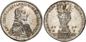 WÜRZBURG. - Bistum. Franz Ludwig von Erthal, 1779-1795. 
Konventionstaler 1790. Dav. 2909, Helm. 889, Slg. Pil. 1320 kl. Stempelfehler, ss - vz