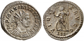 RÖMISCHE MÜNZEN. RÖMISCHE KAISERZEIT. Maximianus Herculius Caesar, 285 - 286. 
Antoninian, Lugdunum. Rev. Stehender Soldat. RIC V, 271, 447 3,67 g Re...